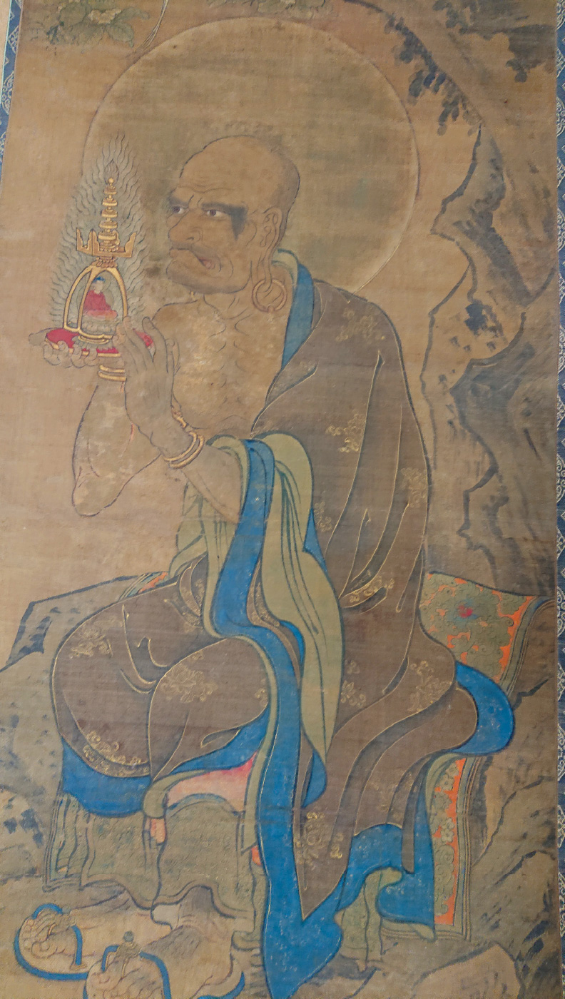 16 disciples du Bouddha sur soie1